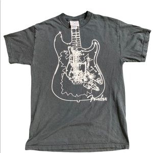 Men's Fender Hard Rock Cafe " the rock&roll lifestyle" Guitar T-shirt